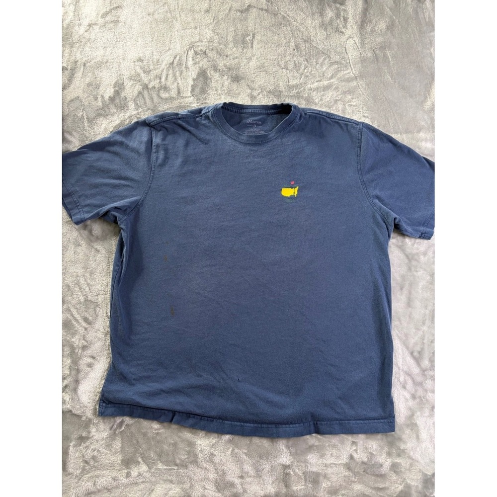 Masters 2014 Champions List T-Shirt Men XXL Blue Cotton S03953-0114 DT12678 Used
